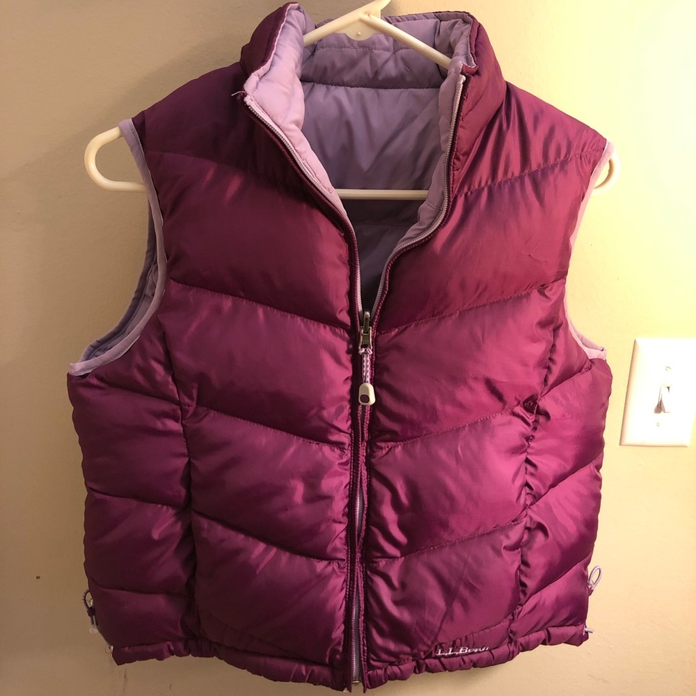 LL Bean Women’s Goose Down Puffer Vest Size small